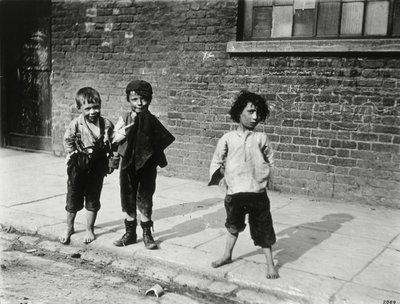 Street urchins in Lambeth by English Photographer